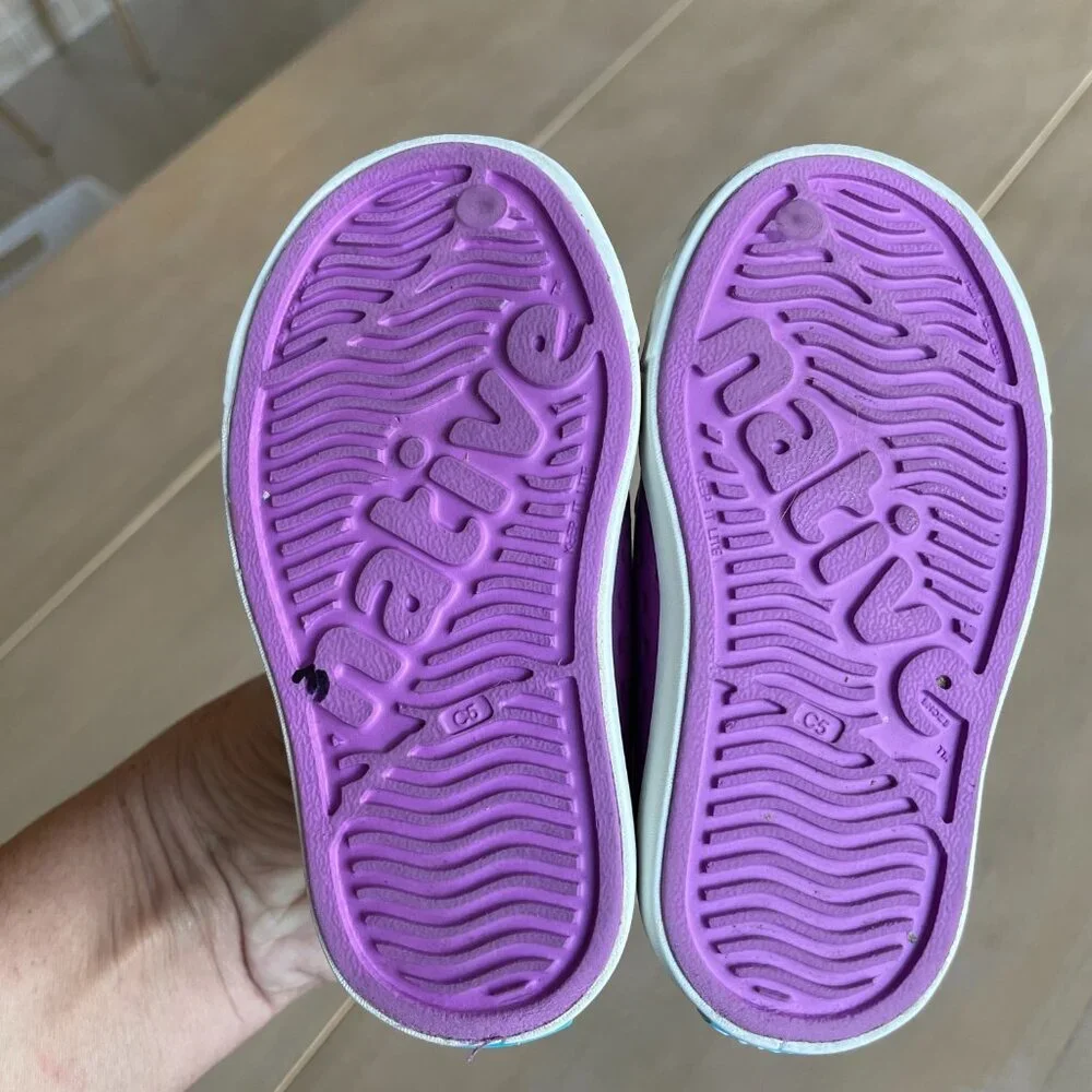 Native Shoes Jefferson Kids Purple Water Shoes mary jane